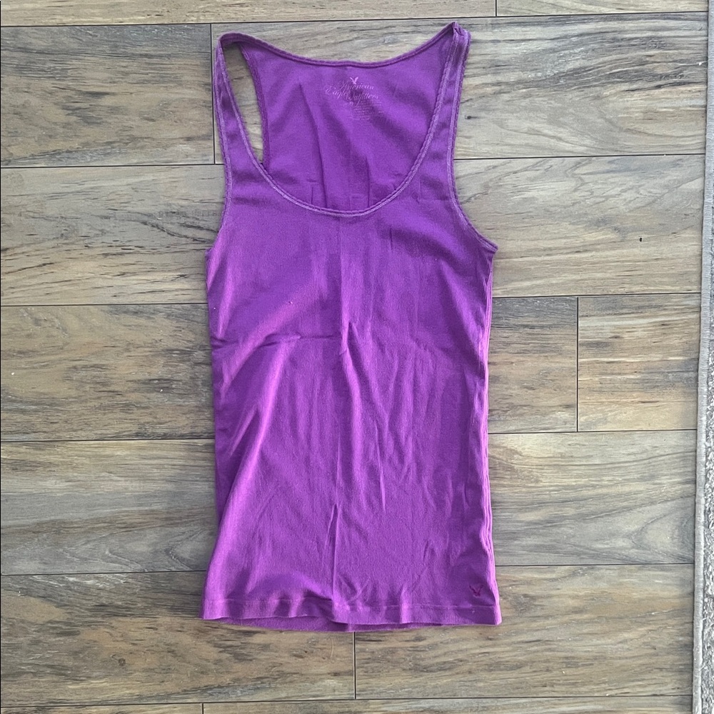 American Eagle Outfitters Vibrant Purple Tank Top